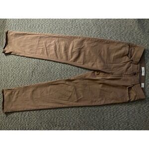 BRAX Feel Good Cooper Fancy Fit Reg Trousers‎ Mens Brown Chino Pants Size 32 32